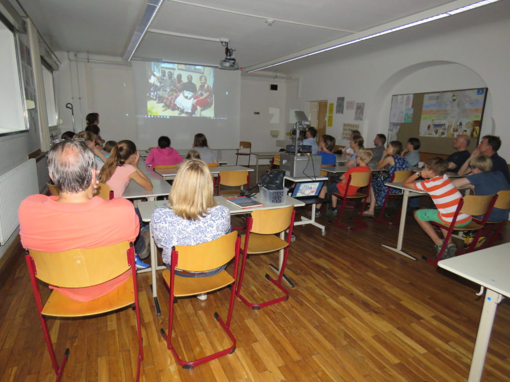 guests at School Festival in Hans and Sophie Scholl-Gymnasium